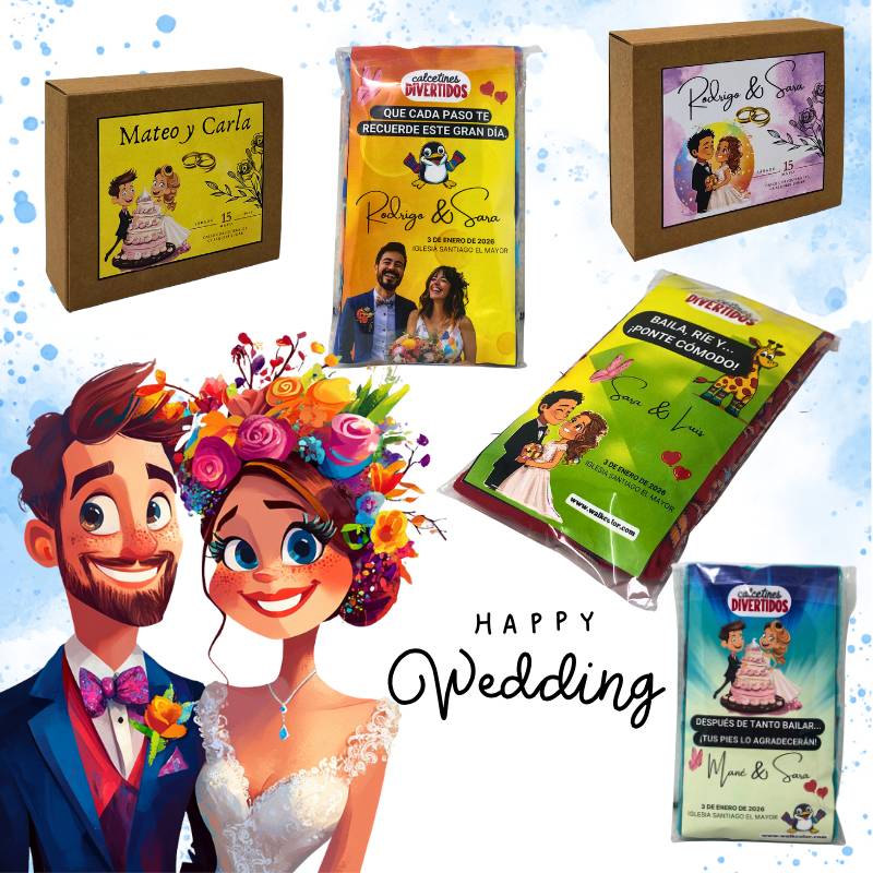Calcetines Regalo Bodas